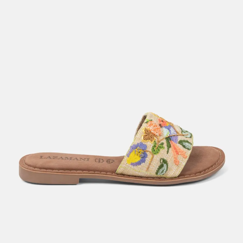 Evita Dames Slippers Multi sold by Lazmani