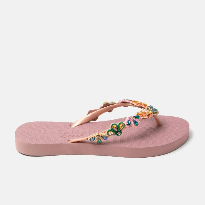 Menorca Beach Dames Slippers Lilac sold by Lazmani