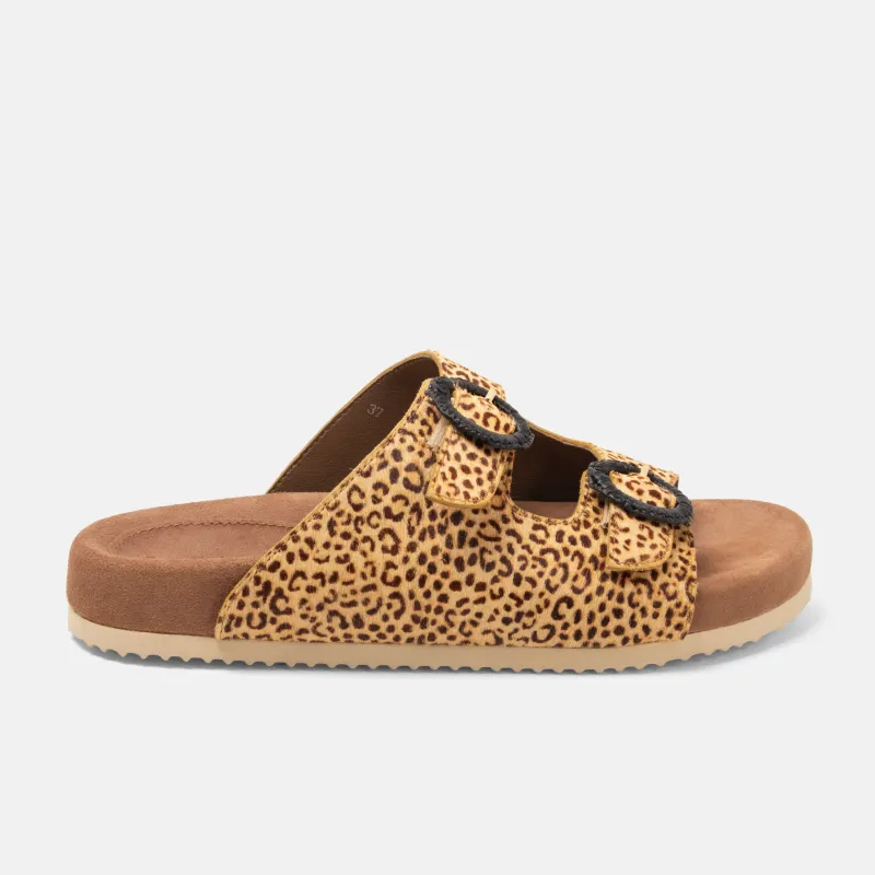 Karmen Dames Slippers Leopard sold by Lazmani