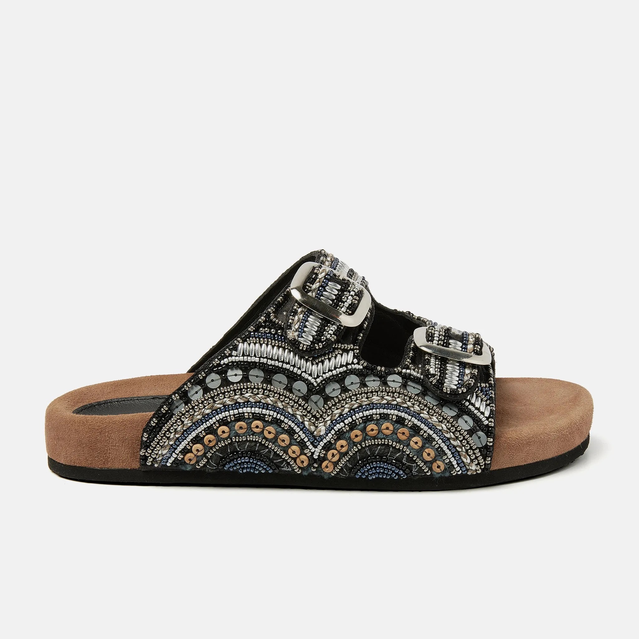 Remi Dames Slippers Black sold by Lazmani