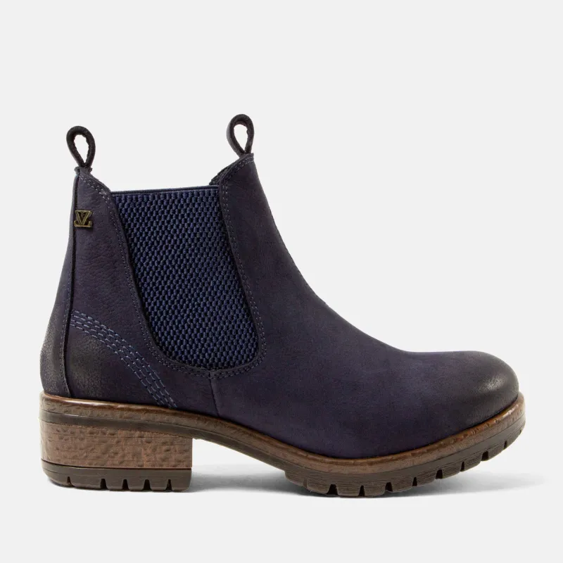 Lia Dames Chelsea Boots Leer Jeans sold by Lazmani