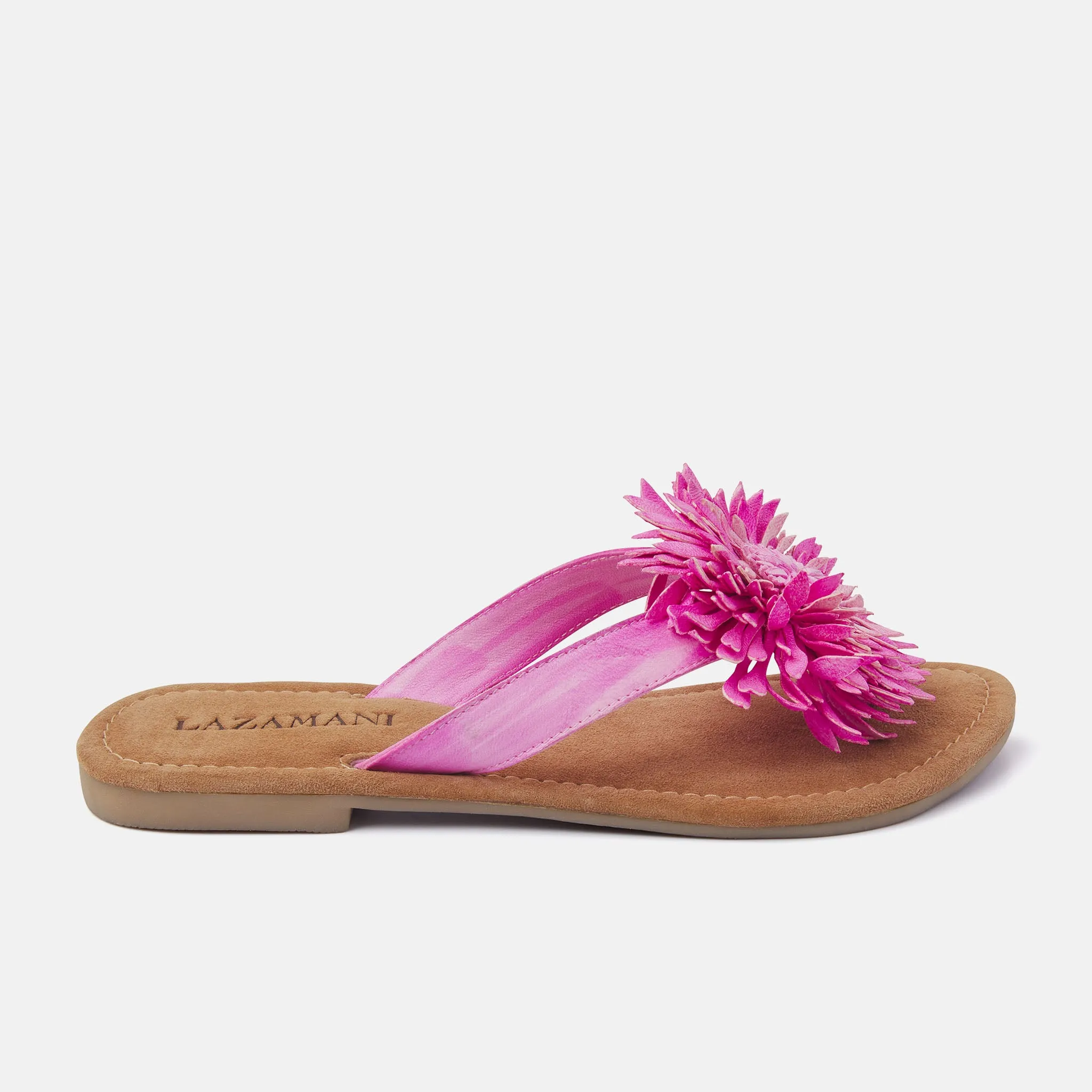 Dames Slippers 33.506 Fuxia Flower sold by Lazmani