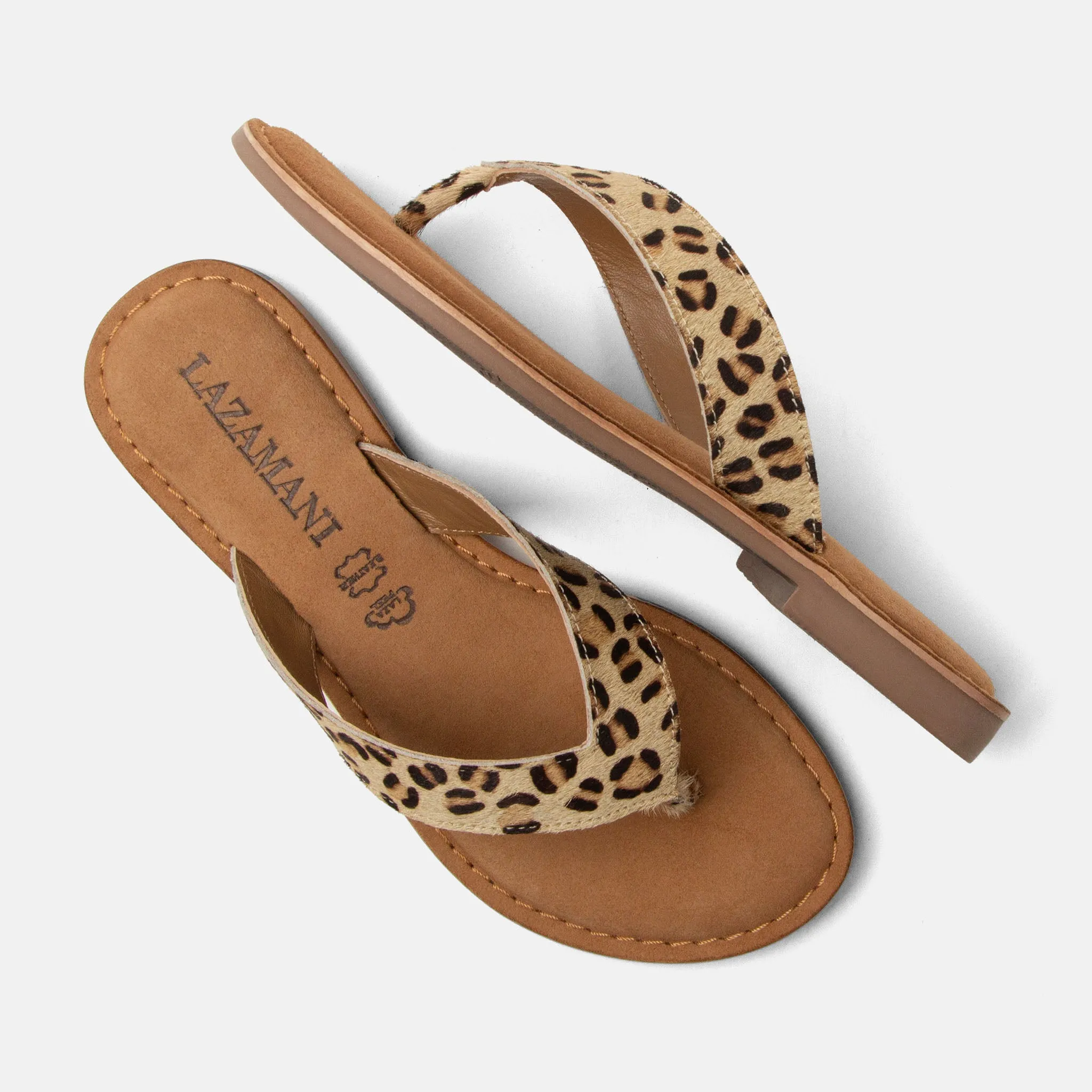 Jule Dames Teenslippers Leopard sold by Lazmani product image thumbnail 3