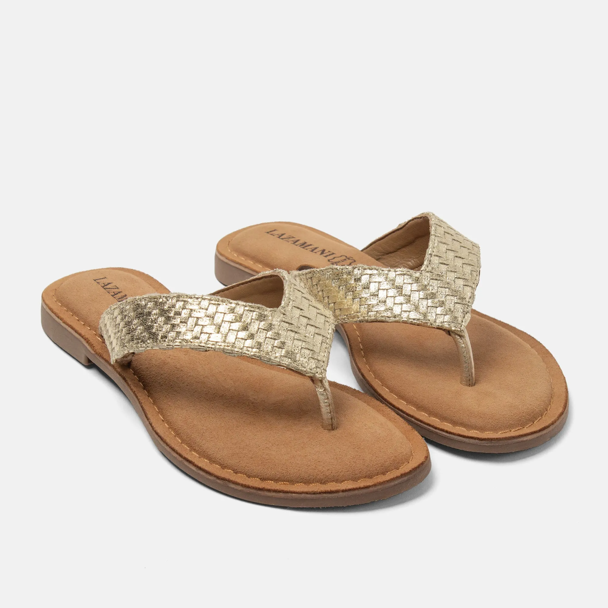 Jule Dames Teenslippers Gold sold by Lazmani product image thumbnail 2