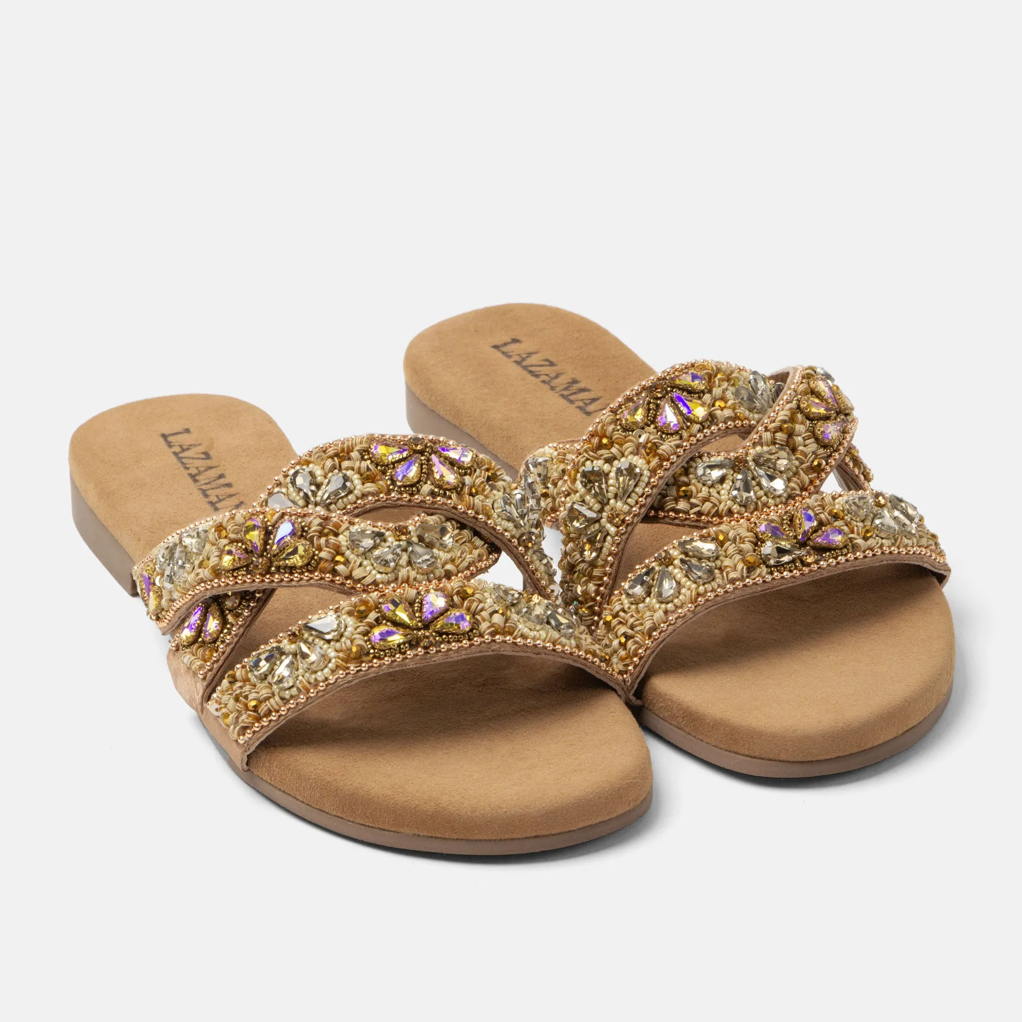 Maud Dames Slippers Beige sold by Lazmani product image thumbnail 2