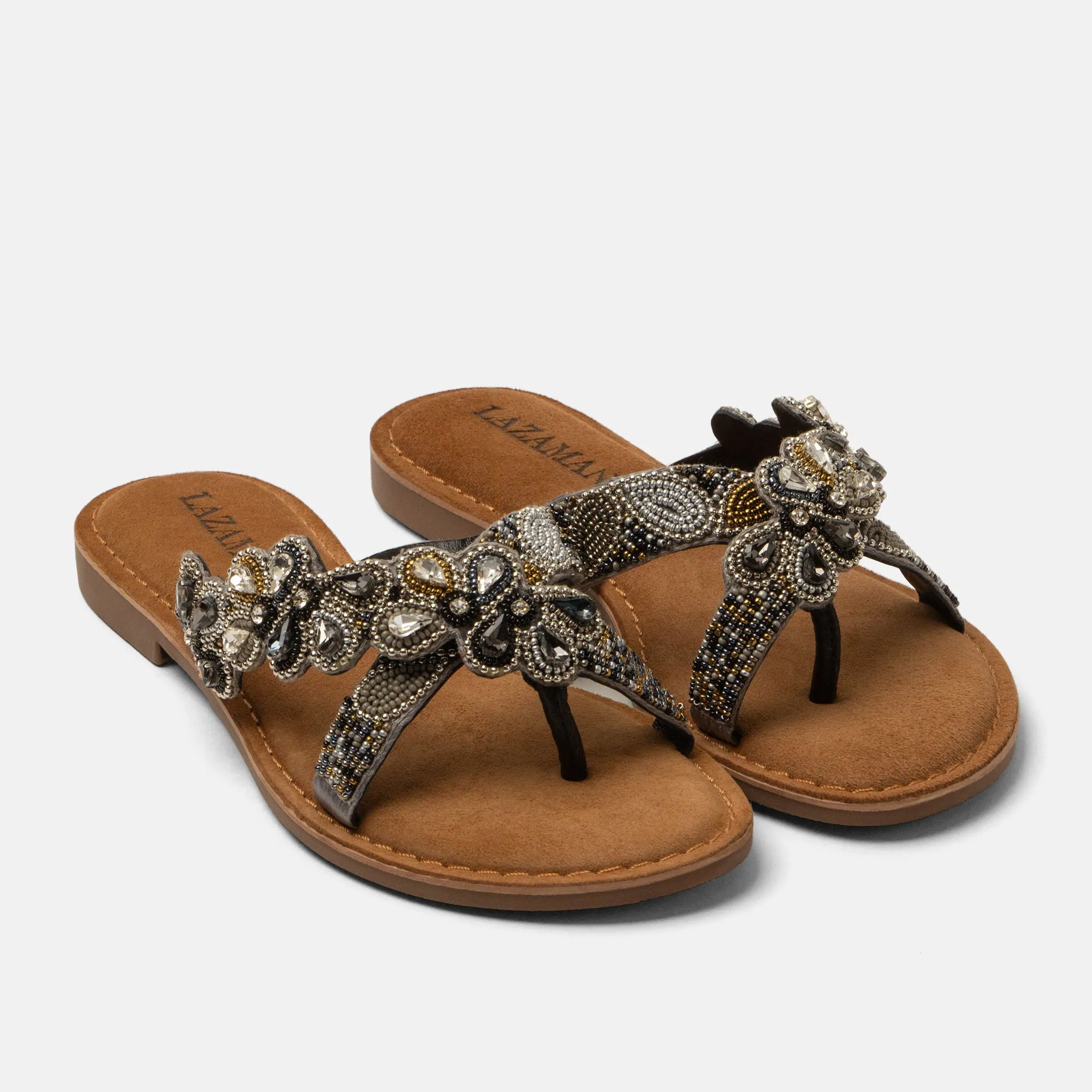 Pena Dames Teenslippers Grey sold by Lazmani product image thumbnail 2