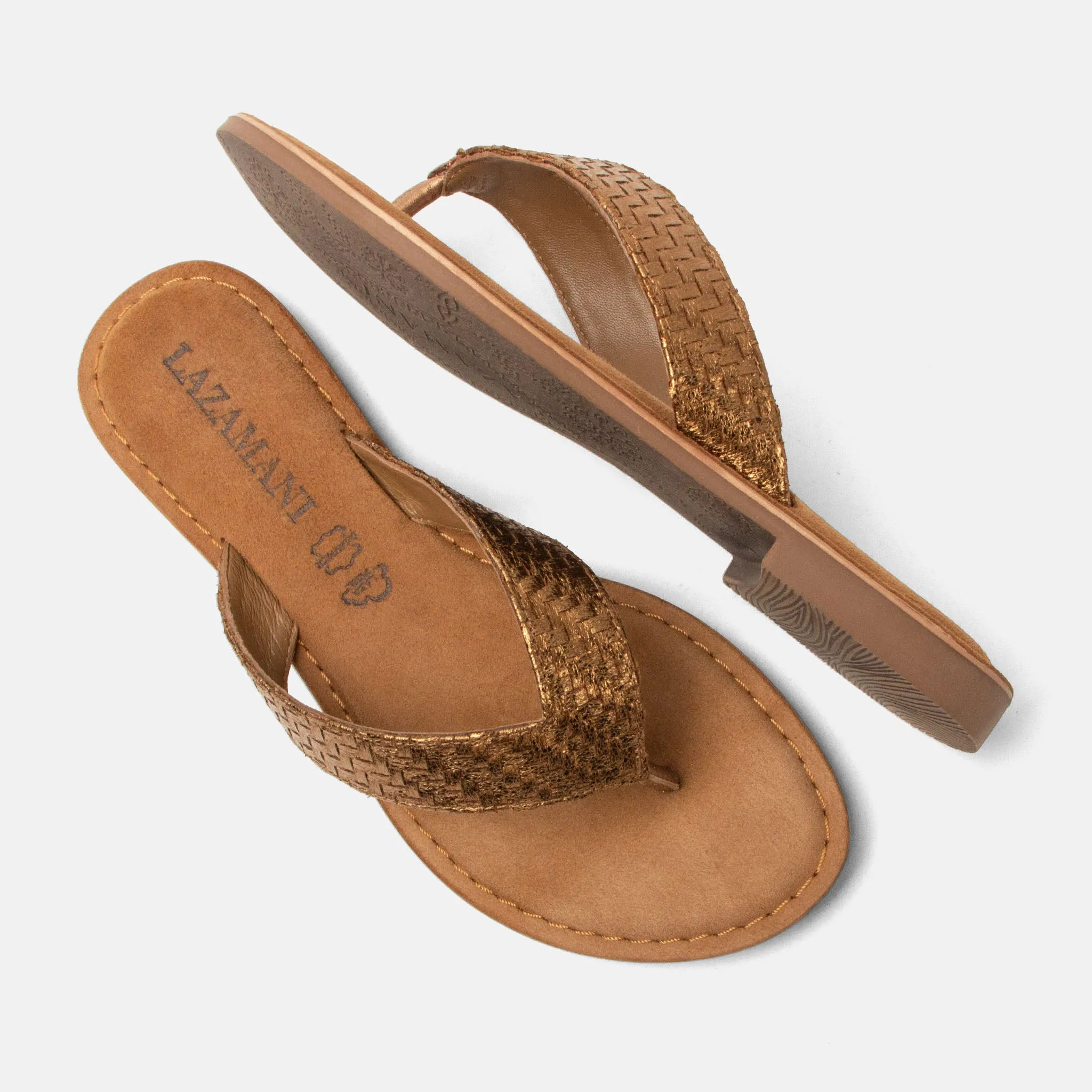 Jule Dames Teenslippers Copper sold by Lazmani product image thumbnail 3