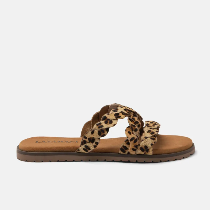 Edsi Dames Slippers Leopard made by Lazmani