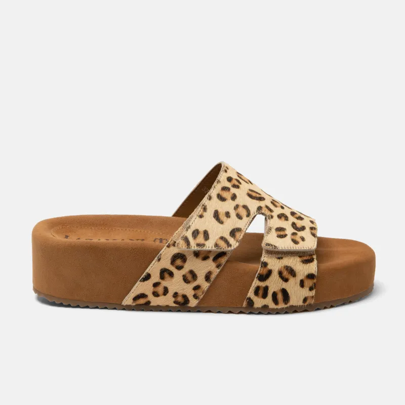 Mille Dames Slippers Leopard made by Lazmani
