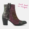 Dames Enkellaarsjes 85.605 Purple-Disco sold by Lazmani