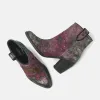 Dames Enkellaarsjes 85.605 Purple-Disco sold by Lazmani