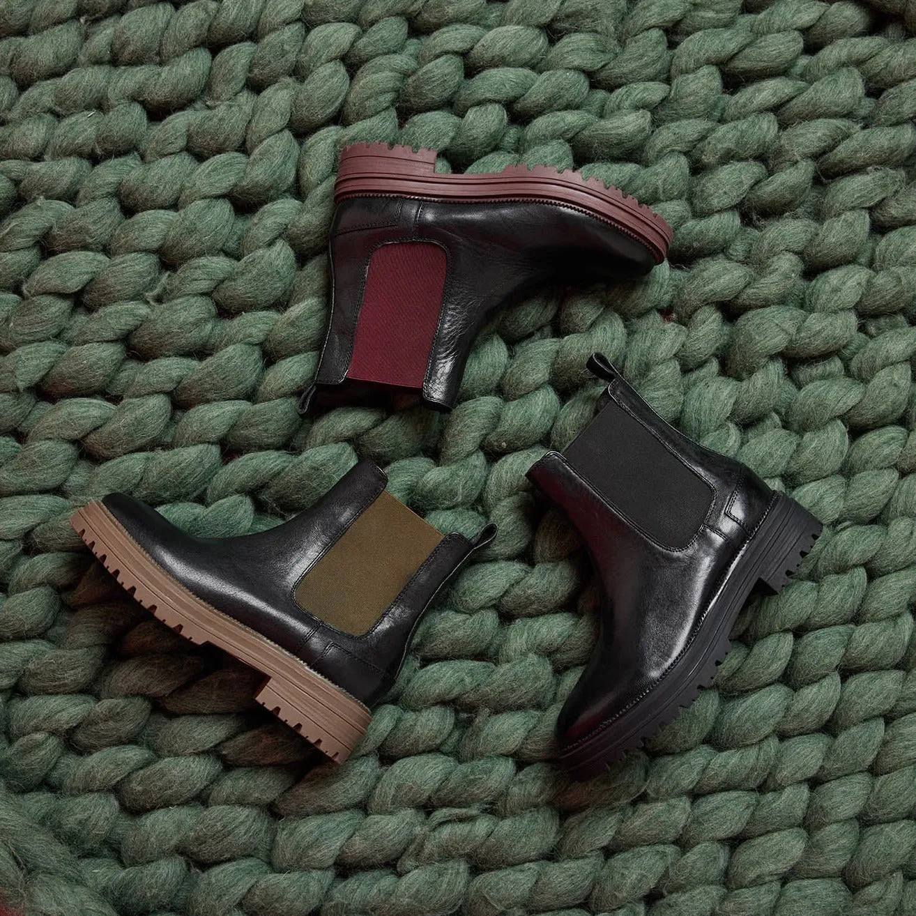 Dames Chelsea Boots 85.417 Black-Black sold by Lazmani product image thumbnail 5