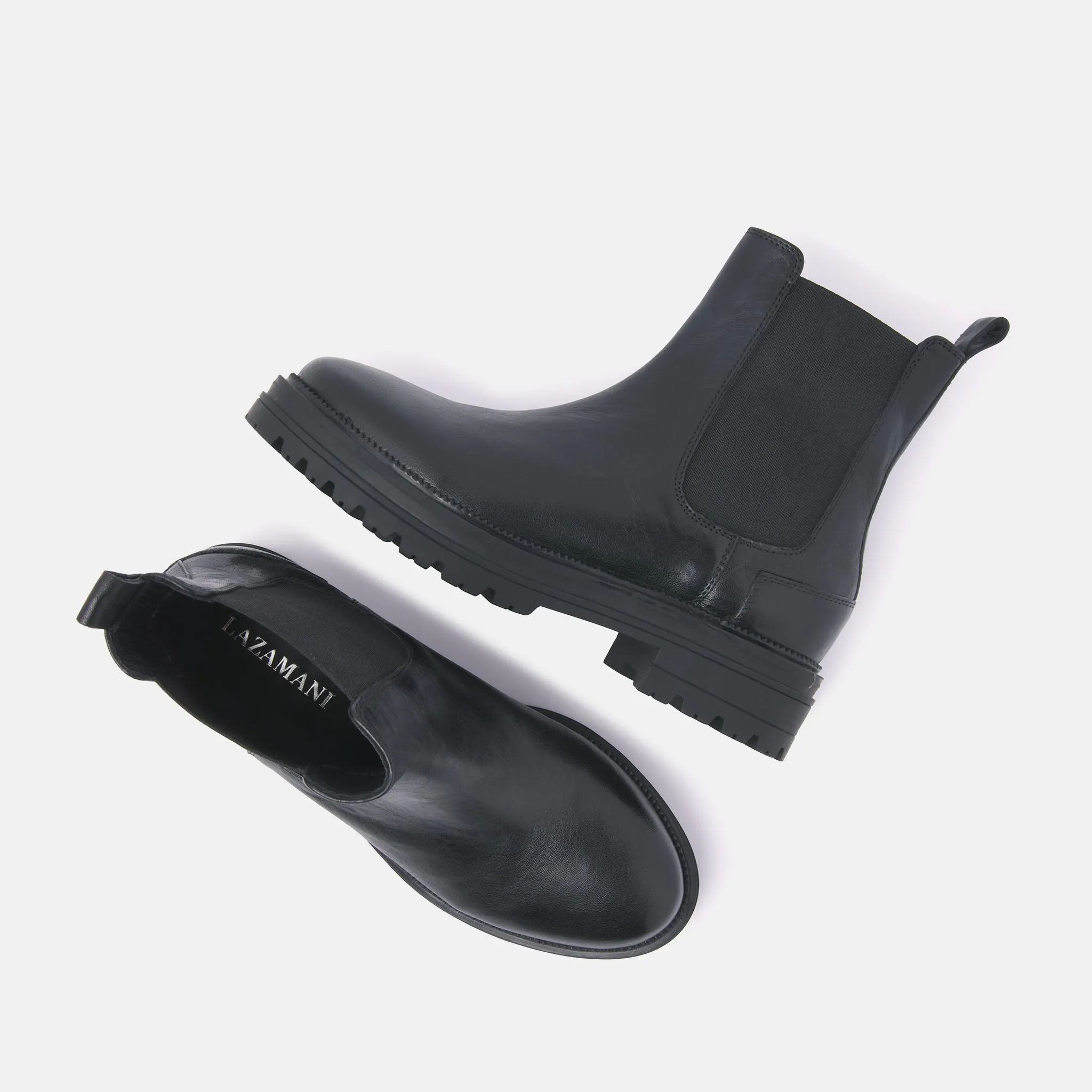 Dames Chelsea Boots 85.417 Black-Black sold by Lazmani product image thumbnail 4
