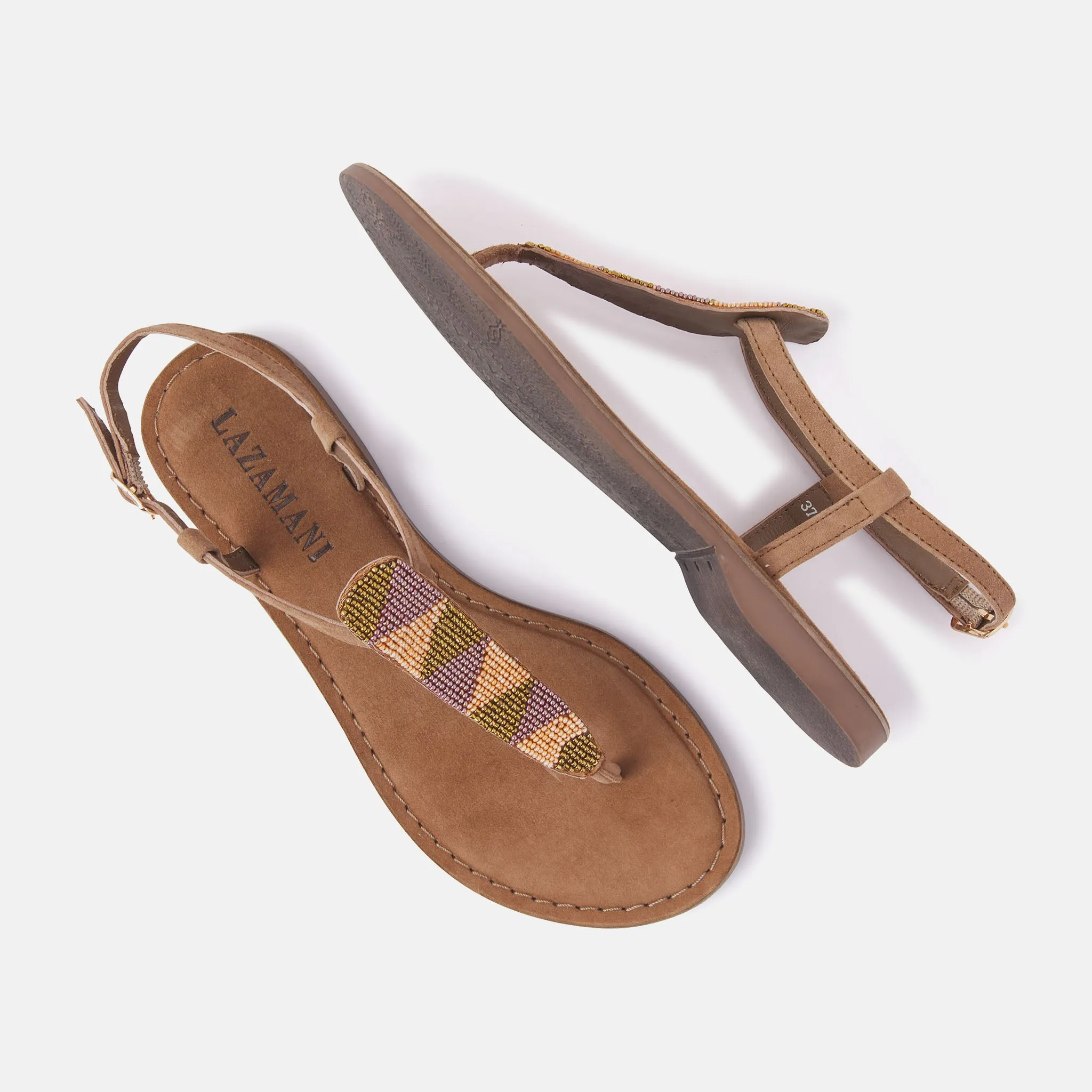 Dames Sandalen 75.815 Taupe sold by Lazmani product image thumbnail 4