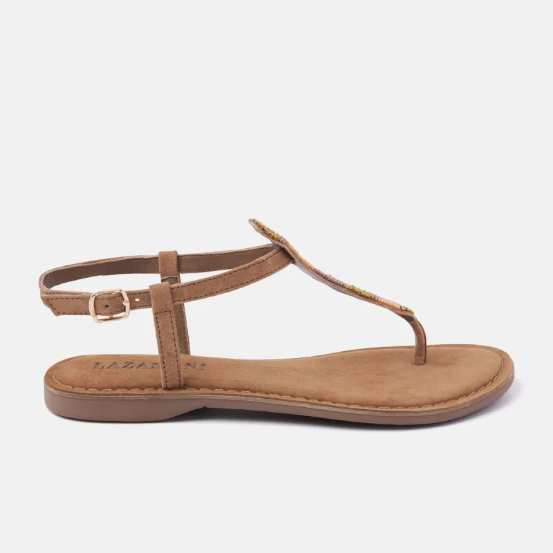 Dames Sandalen 75.815 Taupe sold by Lazmani