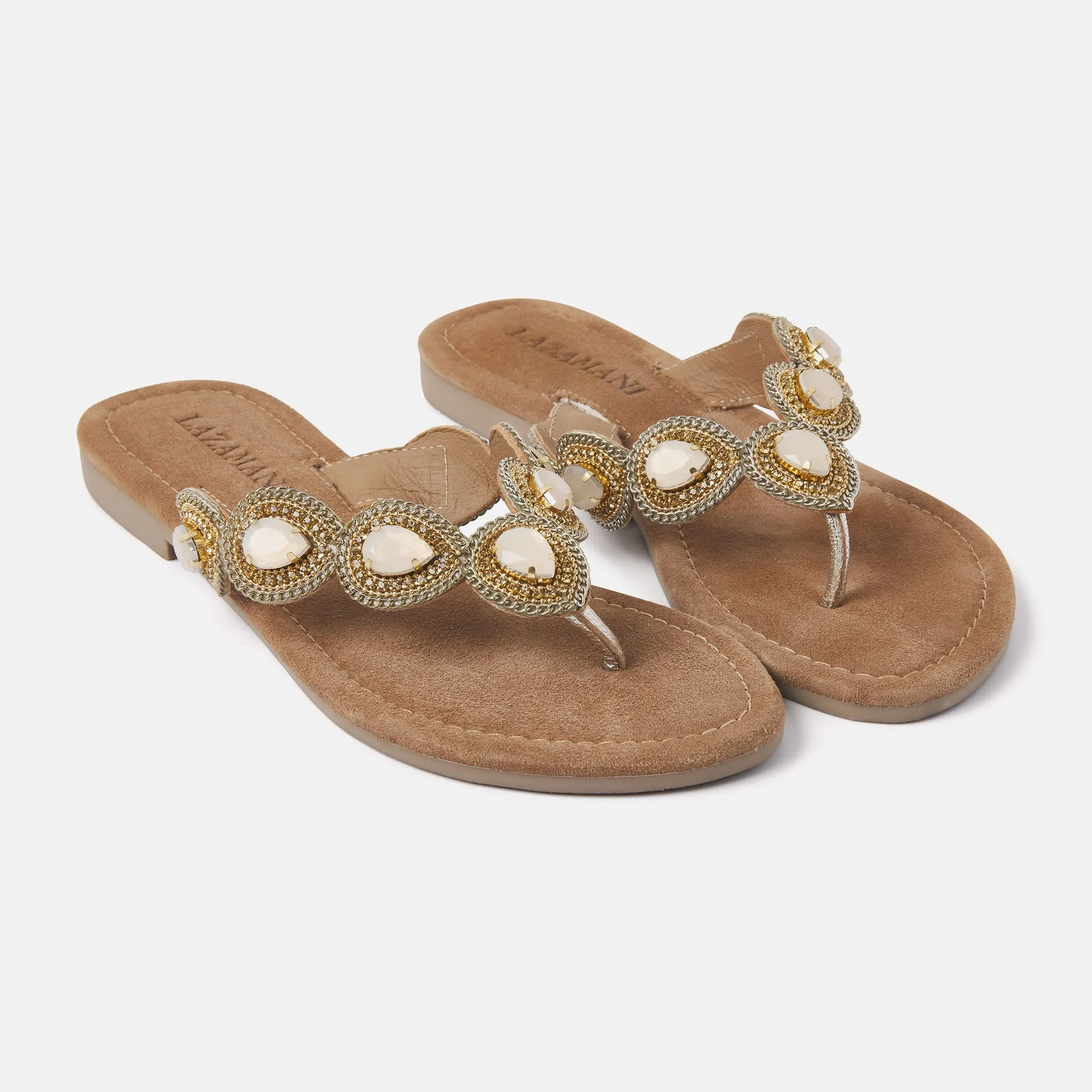 Dames Slippers 33.515 Gold sold by Lazmani product image thumbnail 2