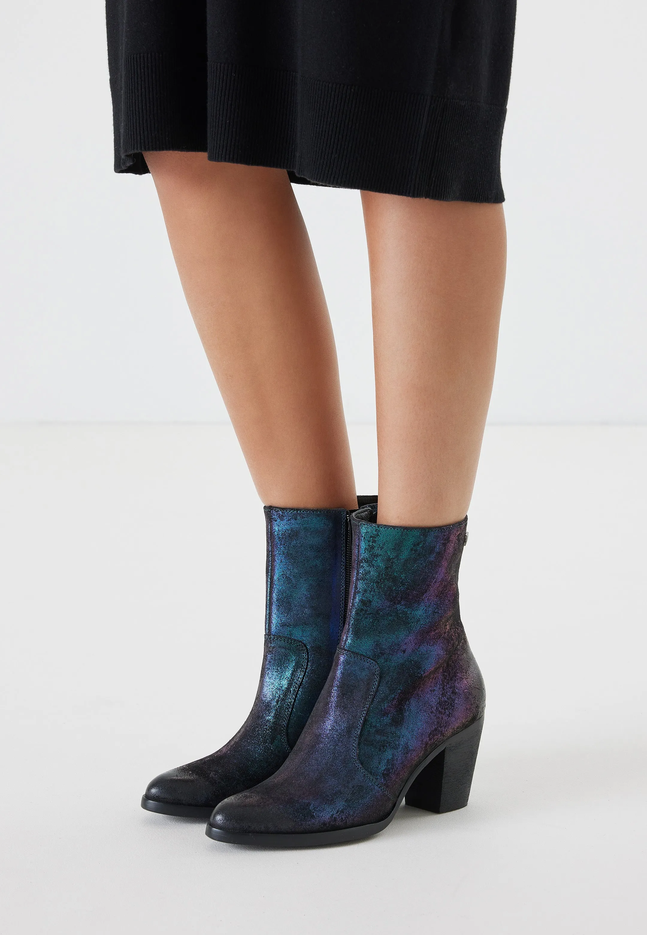 Dames Enkellaarsjes 85.602 Petrol-Disco sold by Lazmani product image thumbnail 5