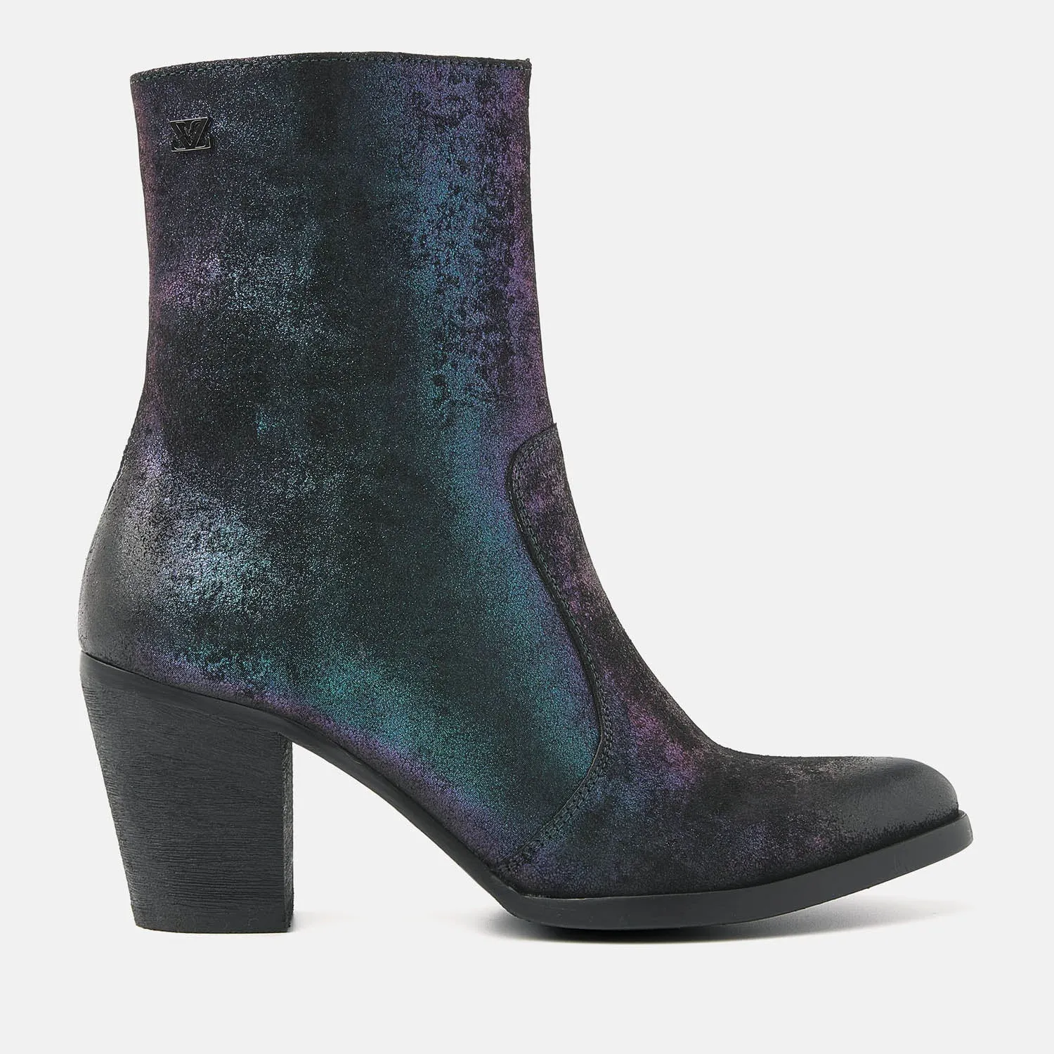 Dames Enkellaarsjes 85.602 Petrol-Disco sold by Lazmani