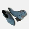 Arletta Dames Enkellaarsjes Suede Jeans sold by Lazmani