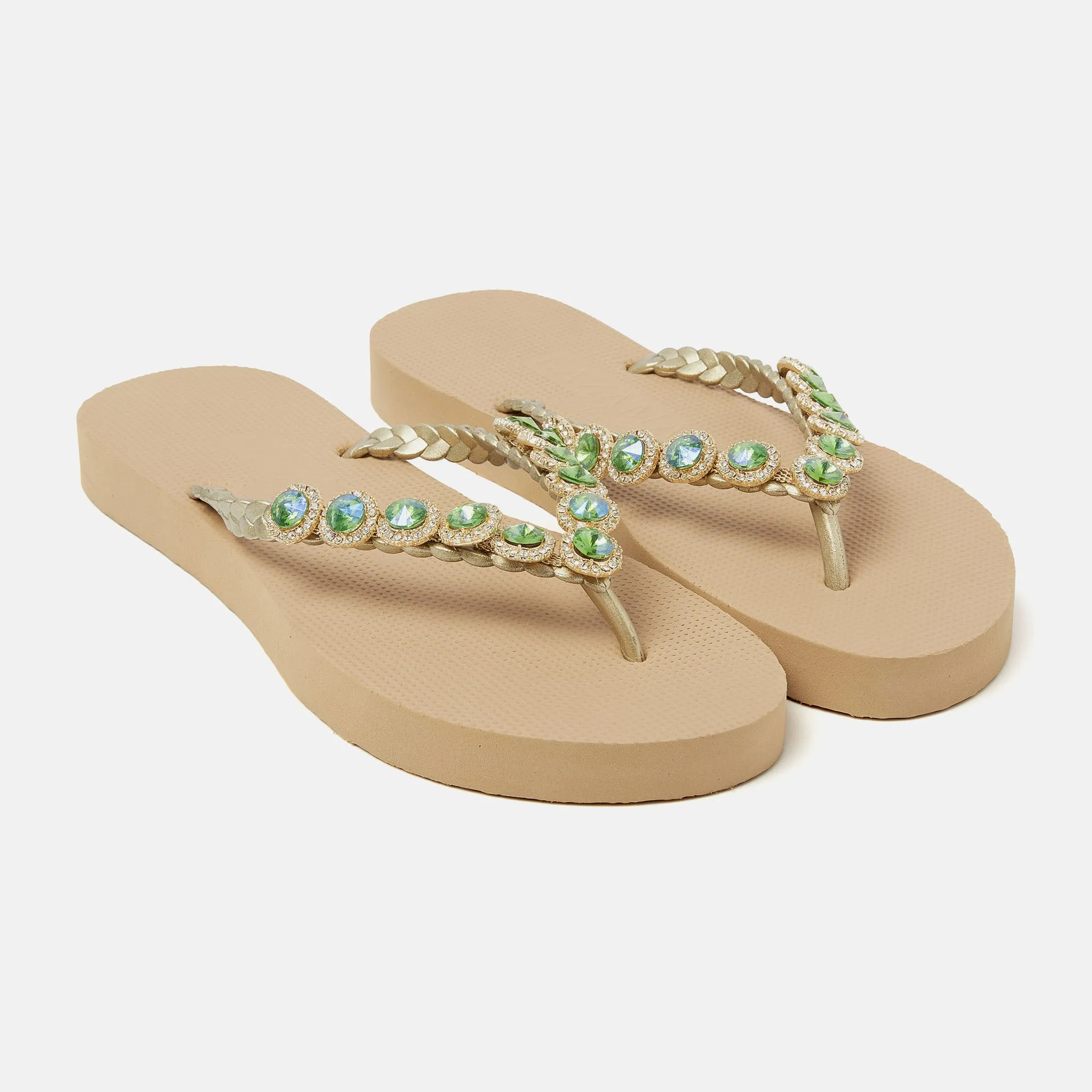 Bora Bora Beach Dames Slippers Beige sold by Lazmani product image thumbnail 2