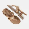 Greta Suede Dames Sandalen Tan sold by Lazmani