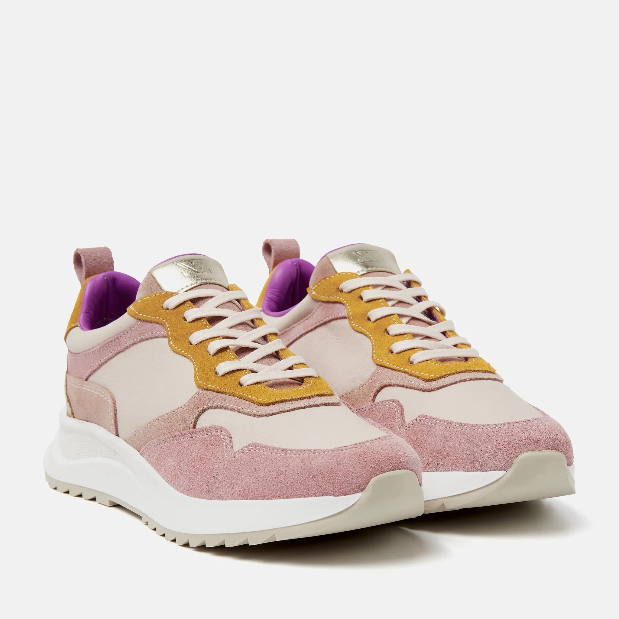 Valencia Leren Dames Sneakers Rose sold by Lazmani product image thumbnail 2