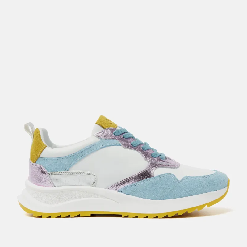 Valencia Leren Dames Sneakers Blue sold by Lazmani