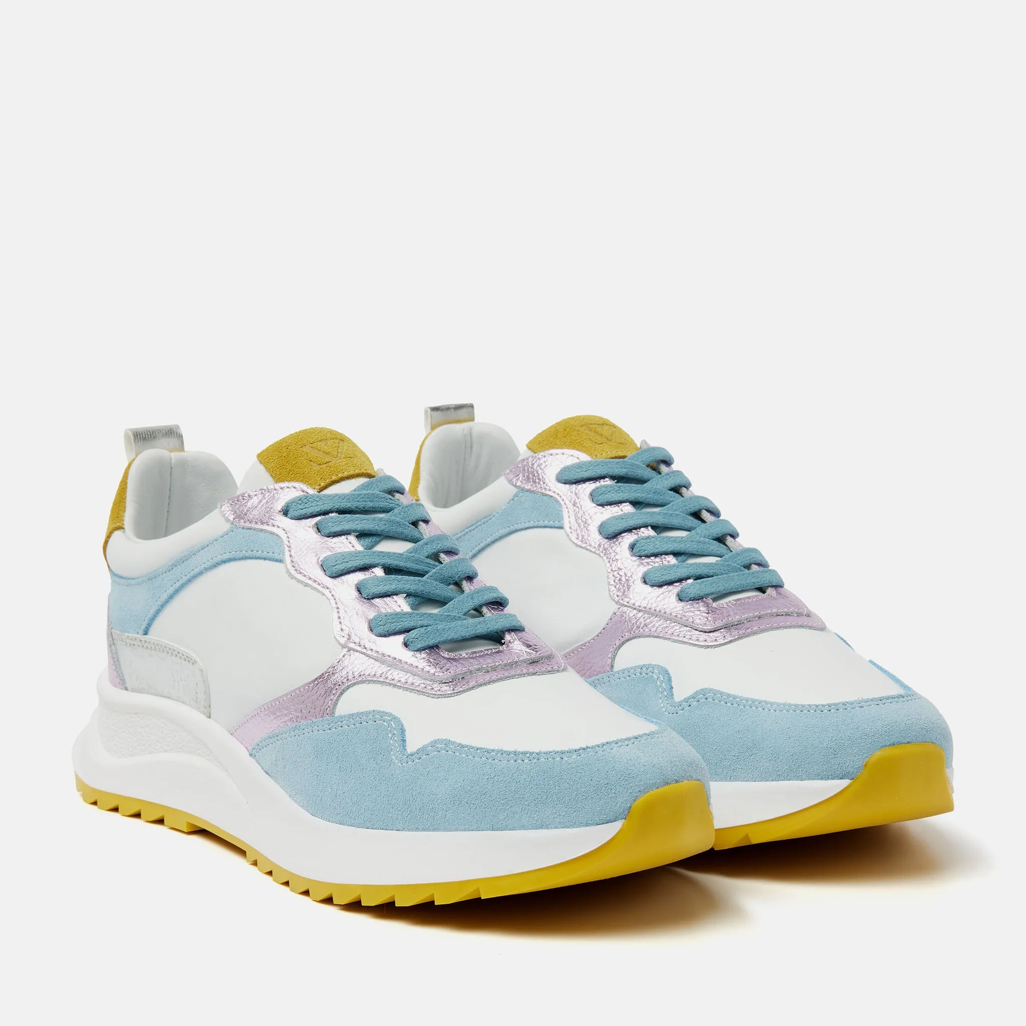 Valencia Leren Dames Sneakers Blue sold by Lazmani product image thumbnail 2