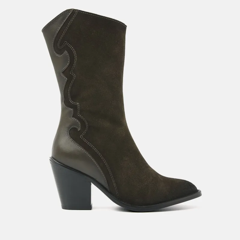 Dames Laarsjes 35.112 Green sold by Lazmani