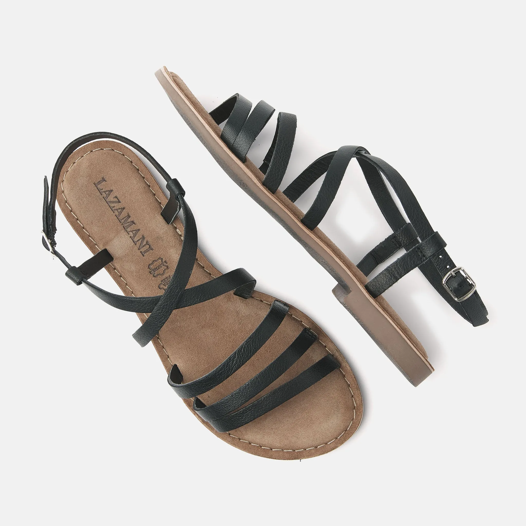 Lucy Leren Dames Sandalen Black sold by Lazmani product image thumbnail 3