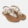 Dames Sandalen 33.543 Gold sold by Lazmani