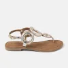 Dames Sandalen 33.543 Gold sold by Lazmani