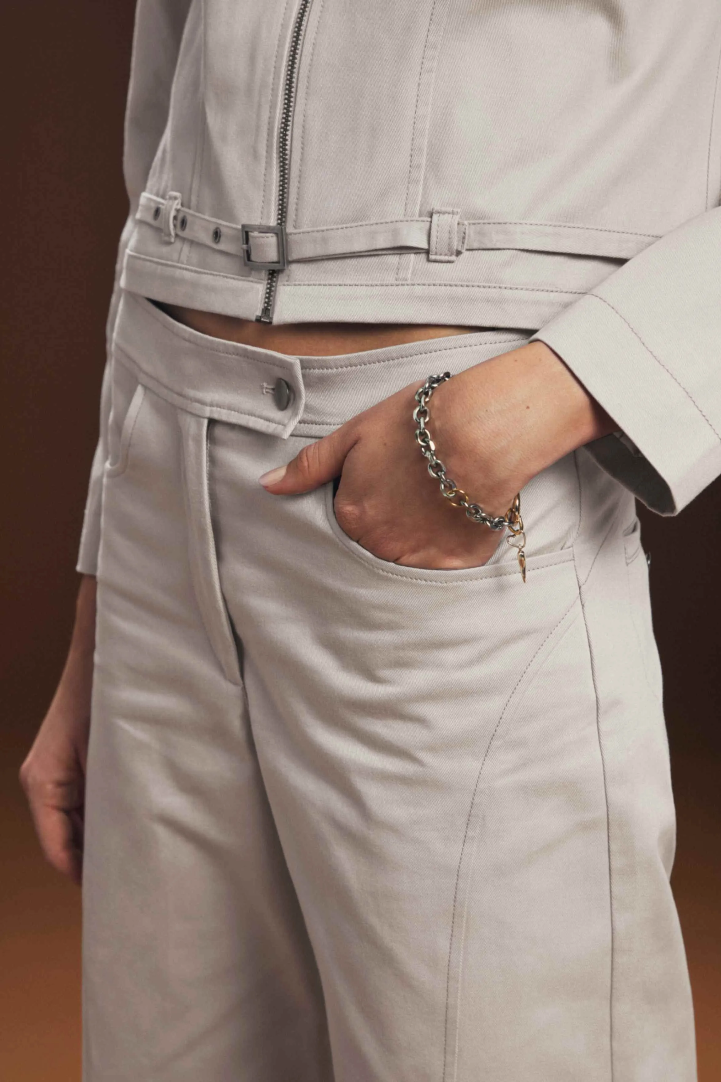 Sloane Set in Khaki sold by Leman Mercer product image thumbnail 2