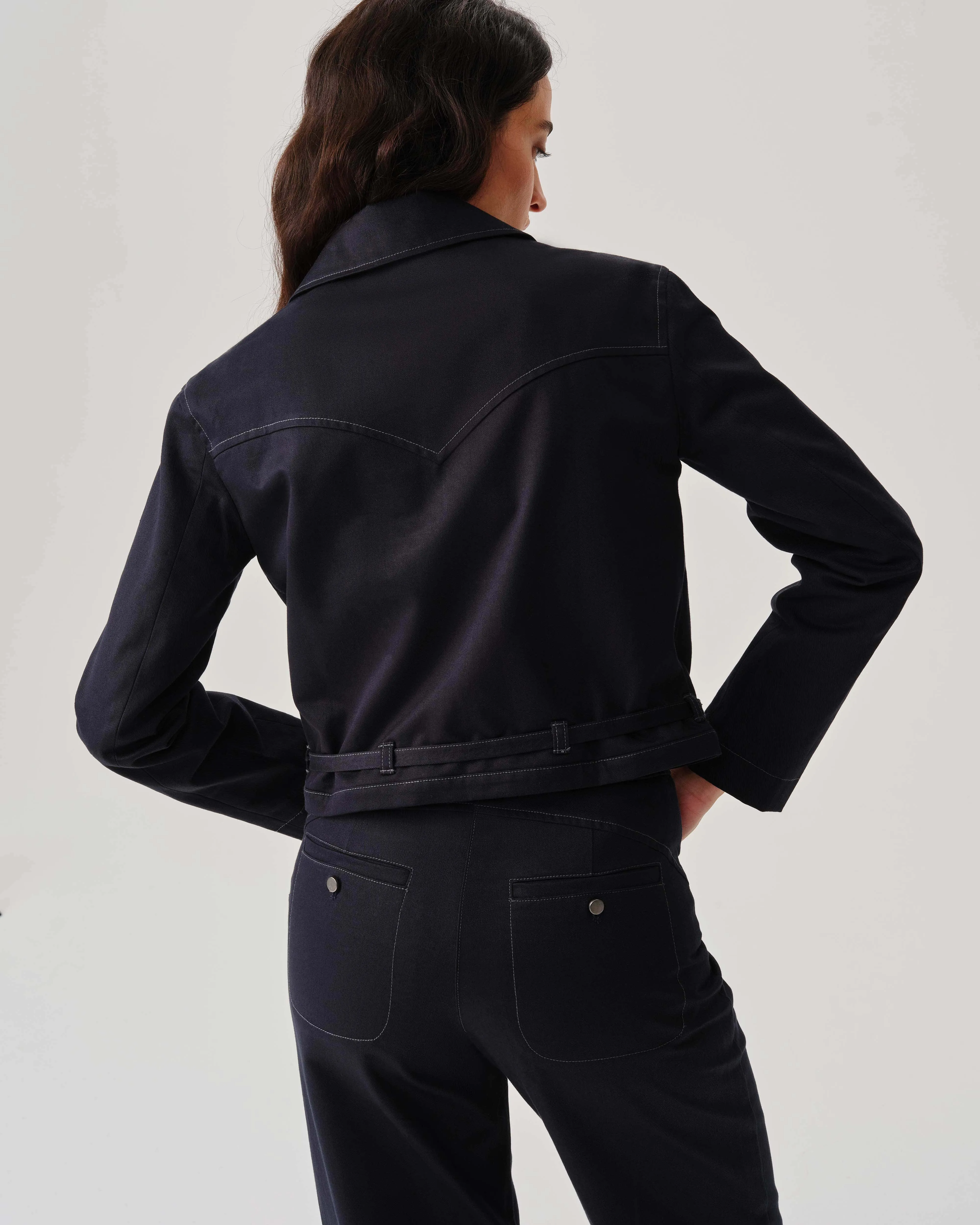 Sloane Set in Navy sold by Leman Mercer product image thumbnail 5