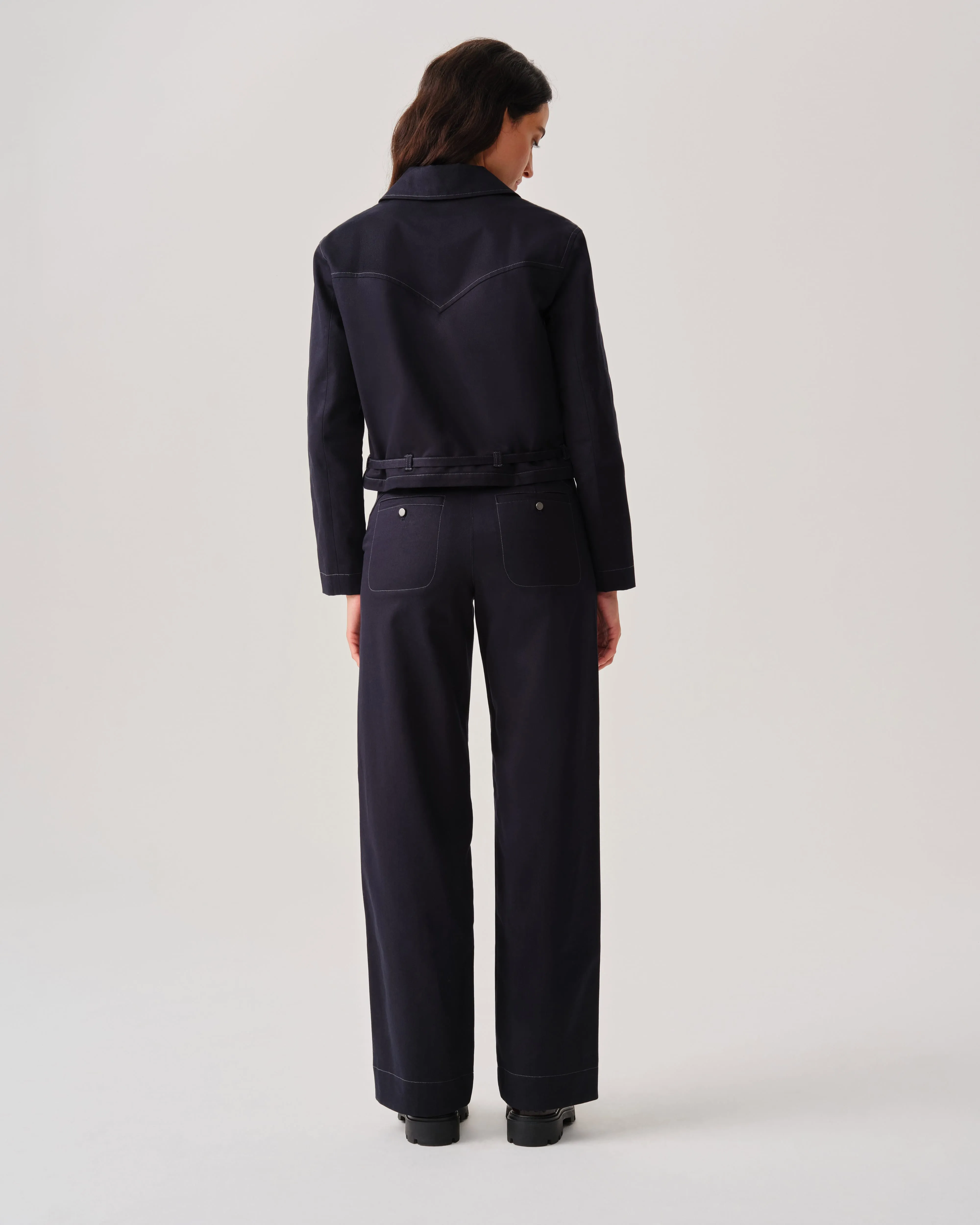Sloane Set in Navy sold by Leman Mercer product image thumbnail 3