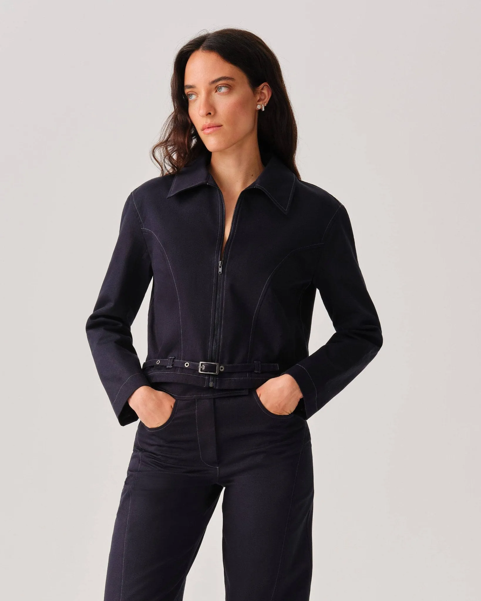 Sloane Set in Navy sold by Leman Mercer product image thumbnail 2