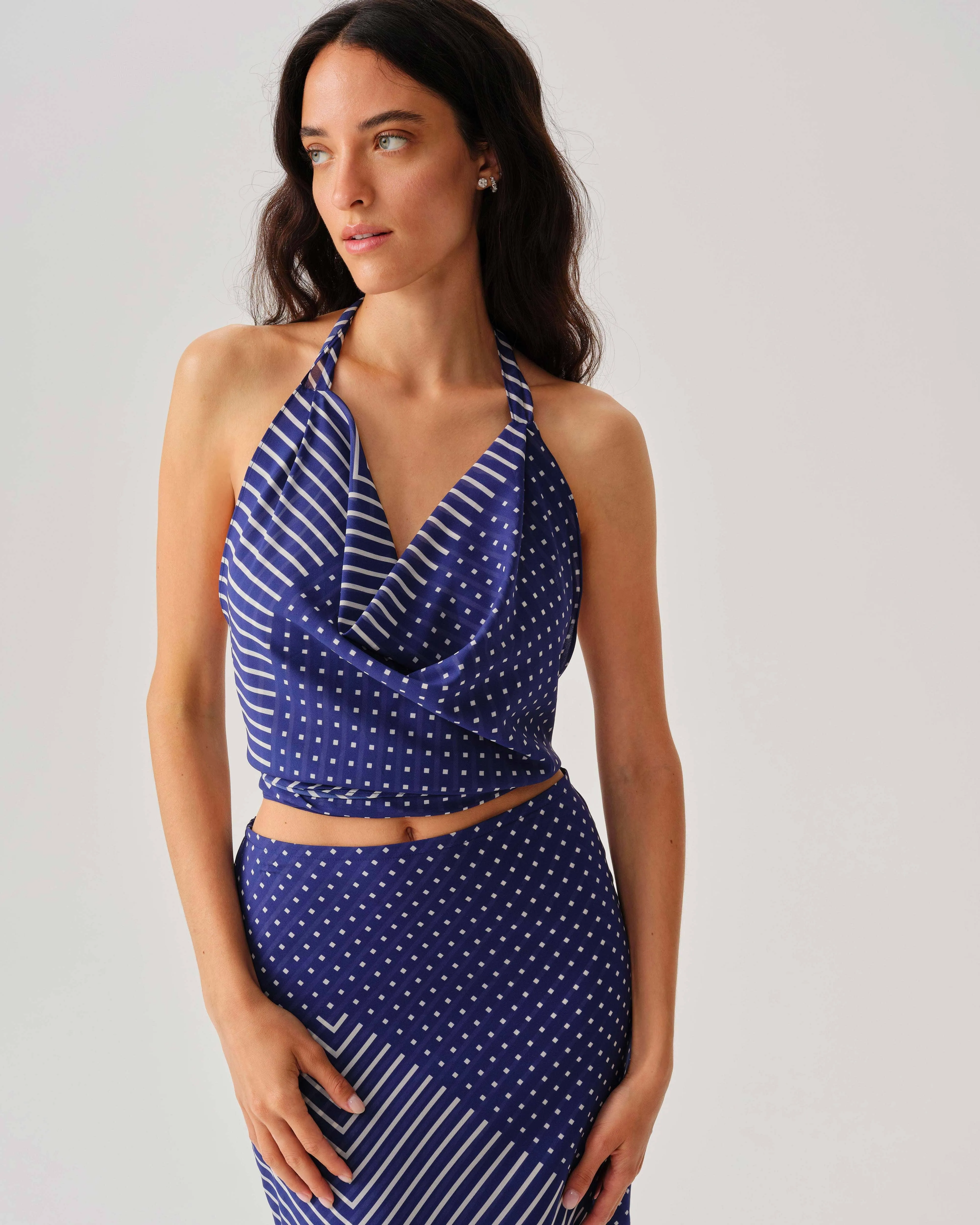 Lana Set in Blue & White sold by Leman Mercer product image thumbnail 2