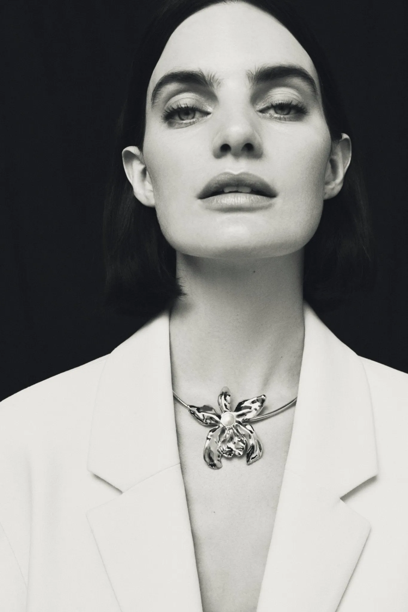 Silver Orchid Choker sold by Marina Moscone product image thumbnail 2