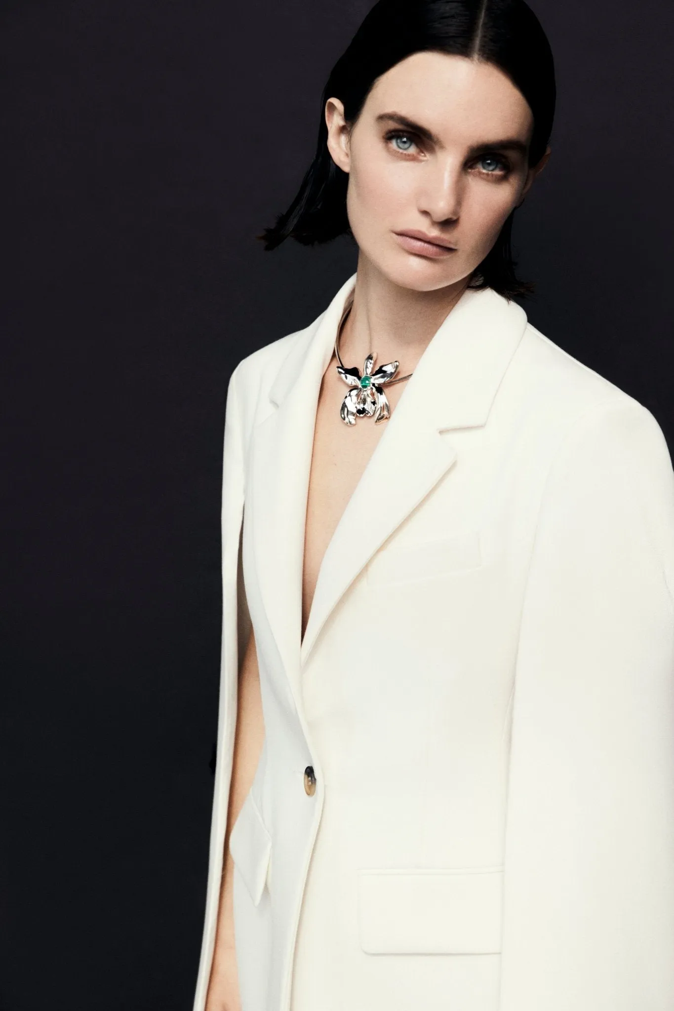 Silver Orchid Choker sold by Marina Moscone product image thumbnail 3