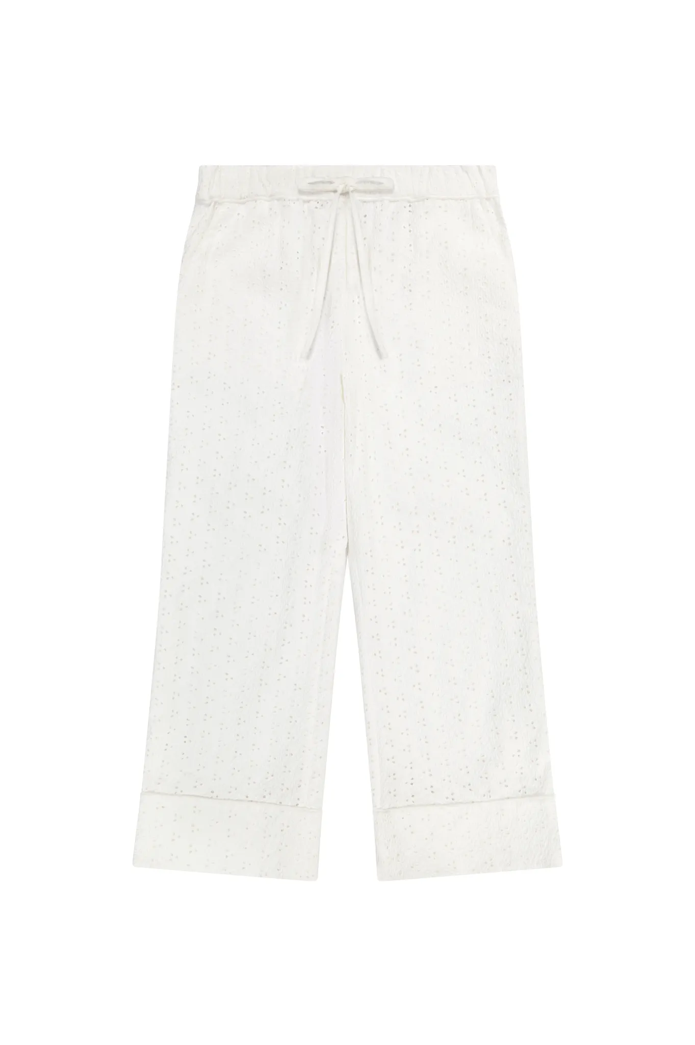 Cotton Eyelet Pajama Set sold by Marina Moscone product image thumbnail 3