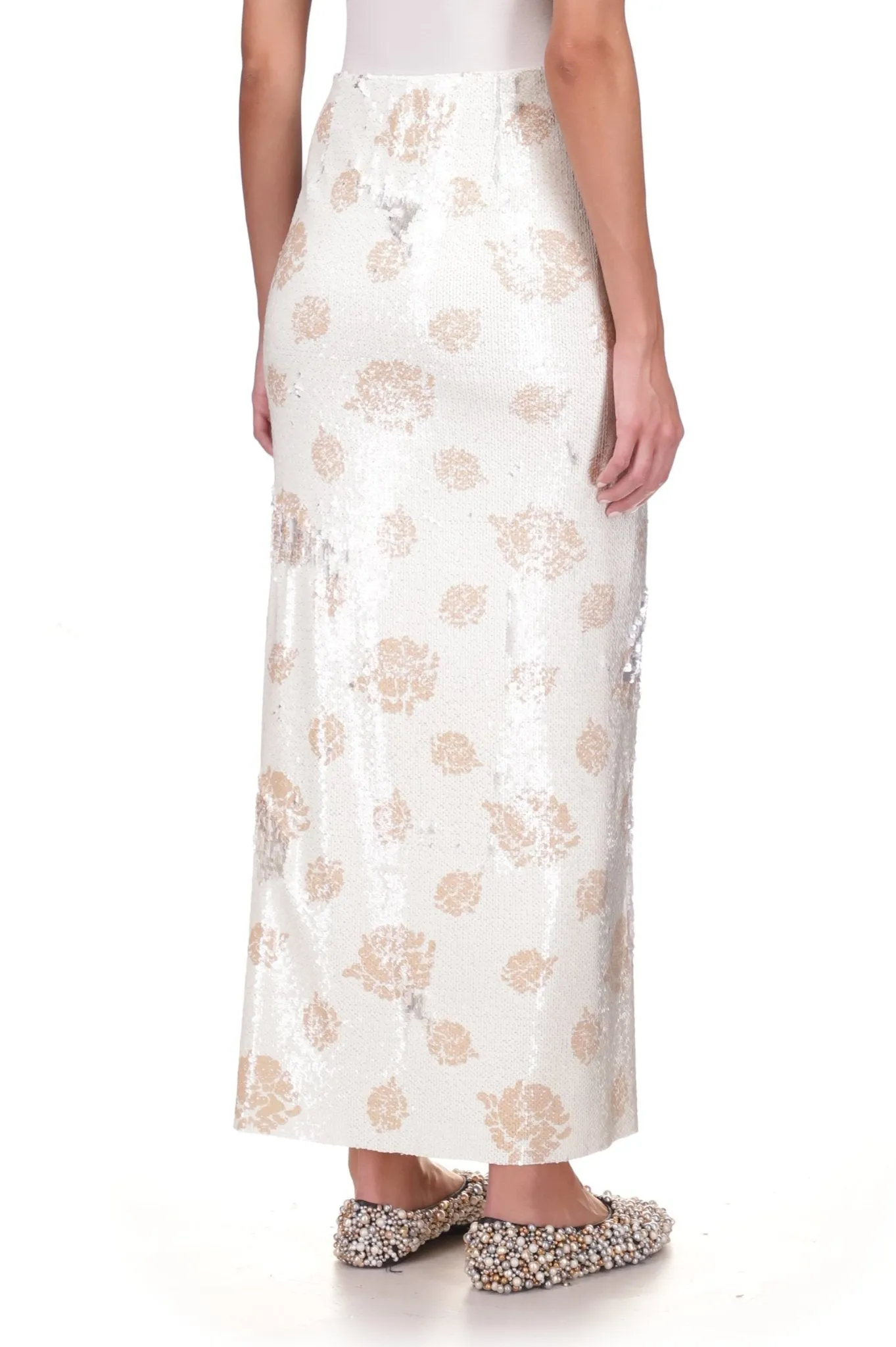 Floral Paillette Tubino sold by Marina Moscone product image thumbnail 3