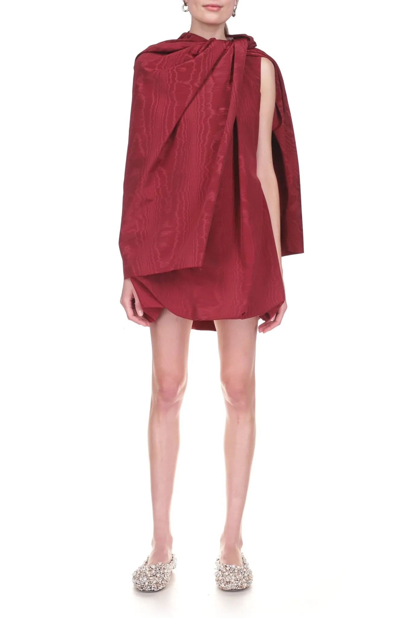 Moiré Twist Capelet sold by Marina Moscone