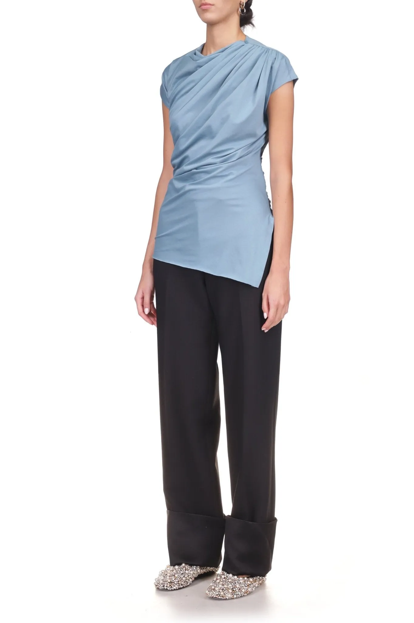 Bias Jersey Top sold by Marina Moscone product image thumbnail 2