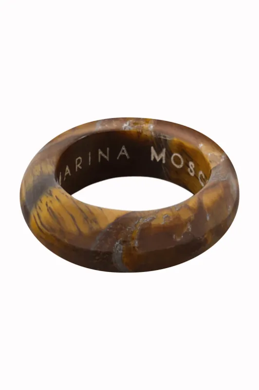 Bronze Desert Jasper Stone Ring sold by Marina Moscone