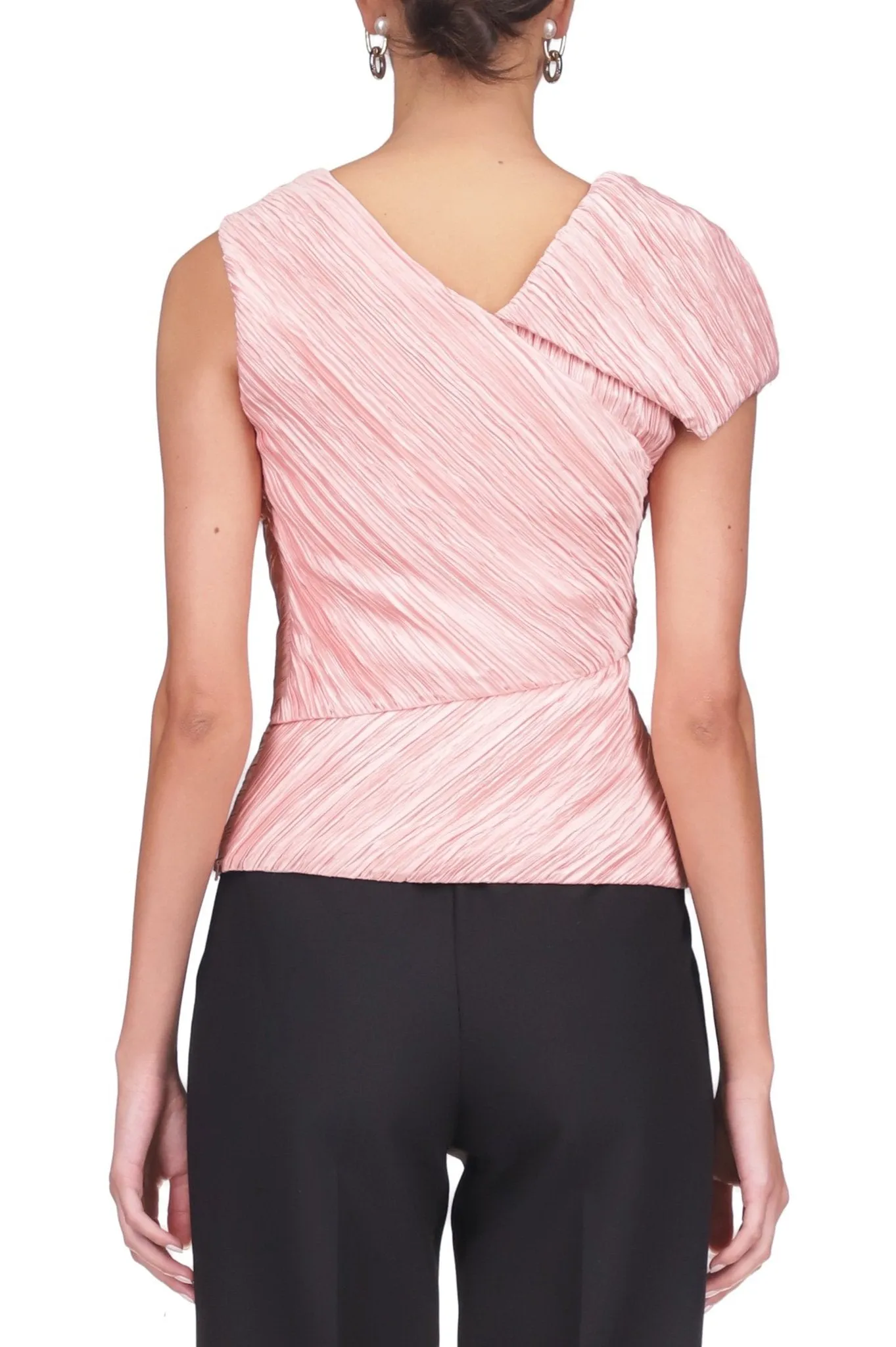 Spliced Plissé Top sold by Marina Moscone product image thumbnail 3