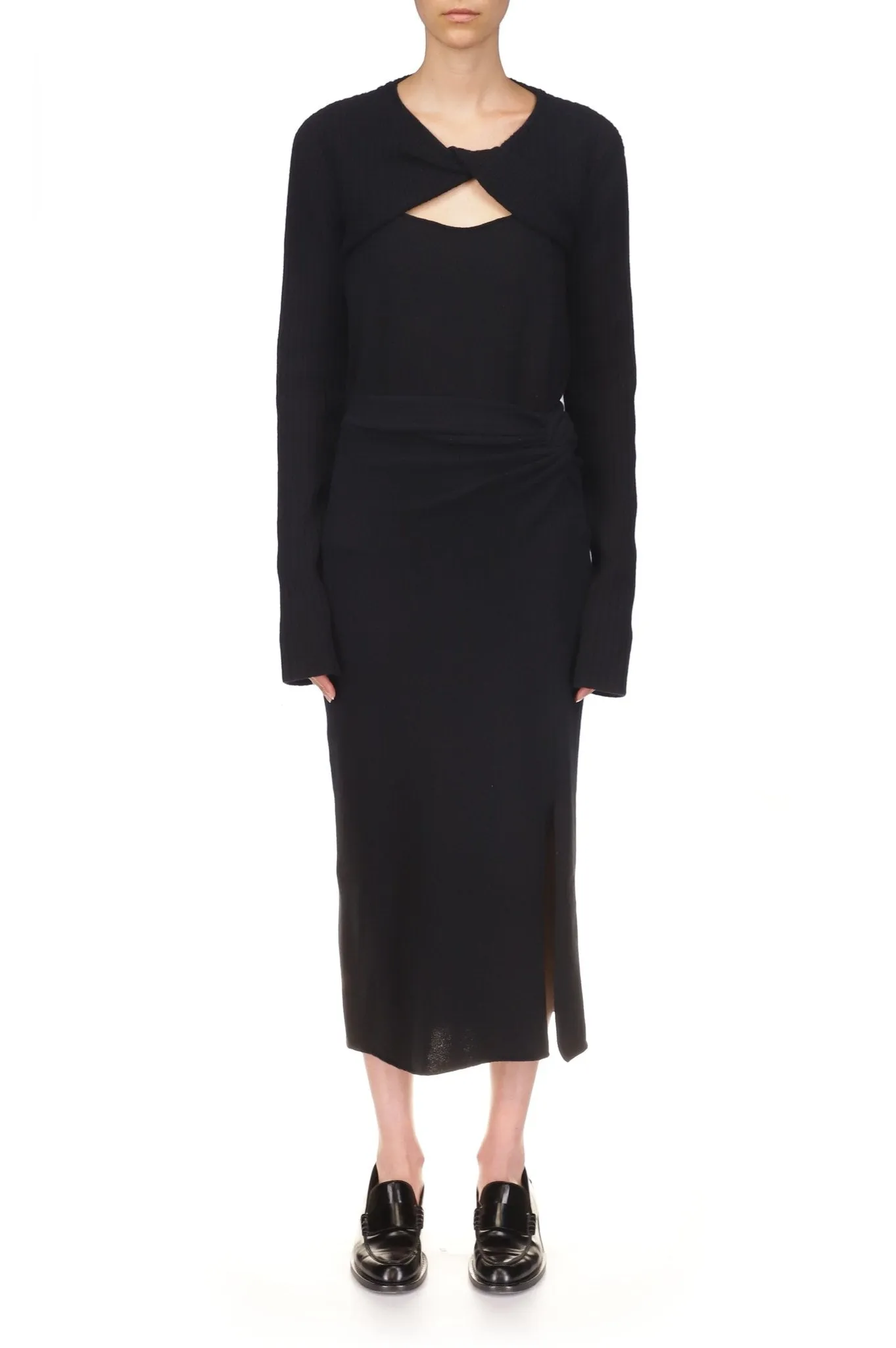 Cashmere Wool Twist Pullover sold by Marina Moscone product image thumbnail 2