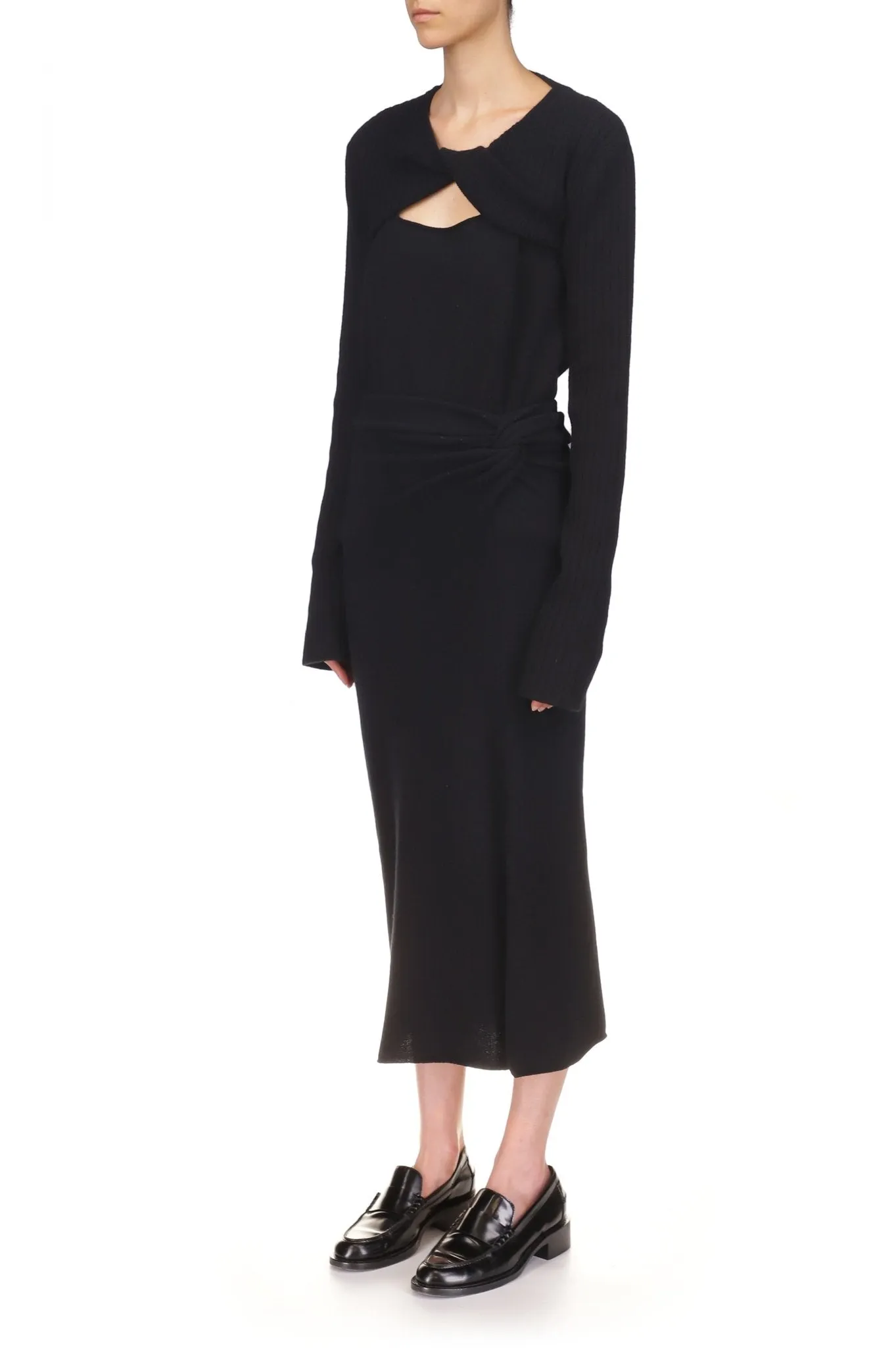 Cashmere Wool Twist Pullover sold by Marina Moscone product image thumbnail 3