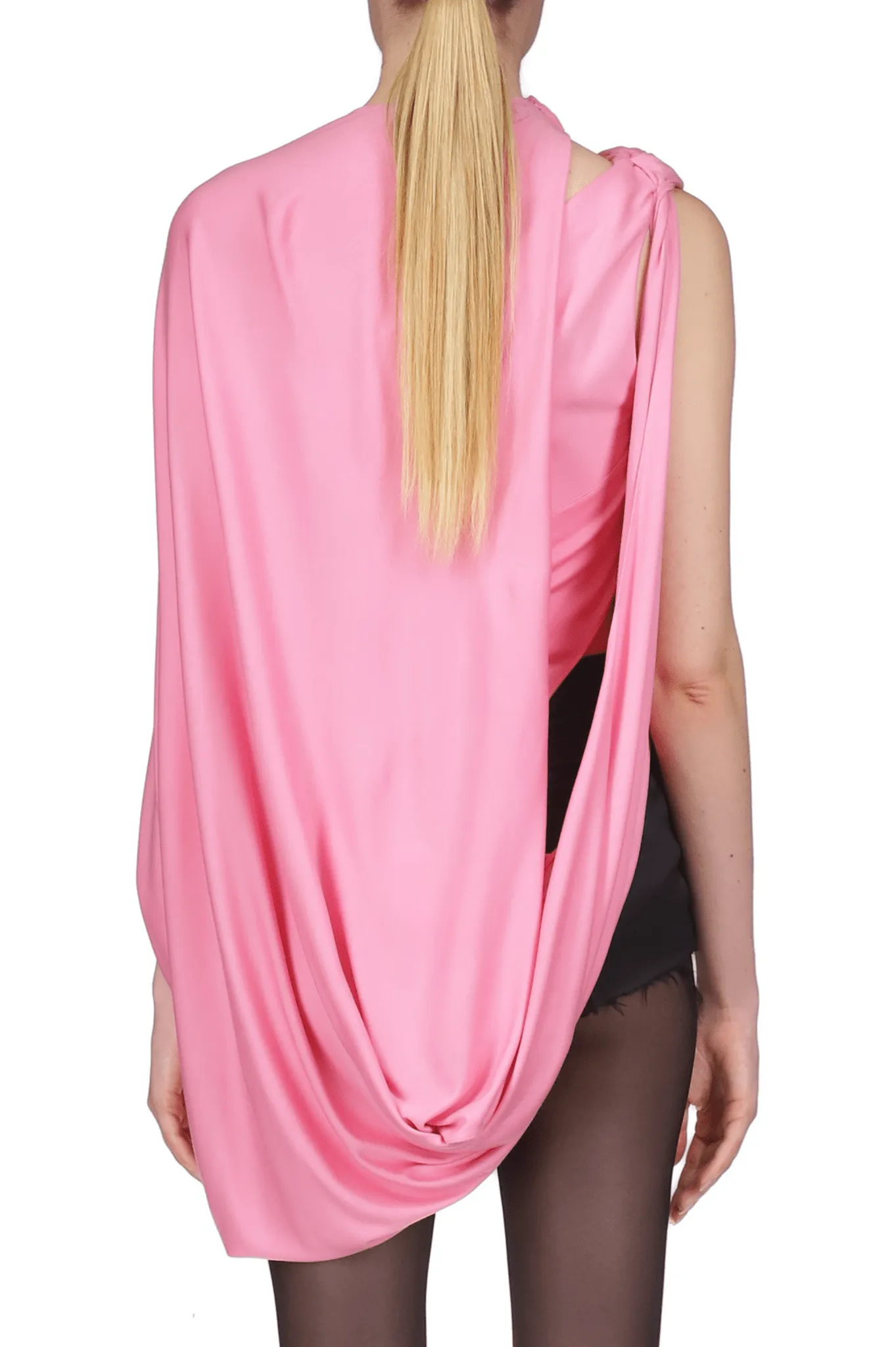 Jersey Twist Cape Top sold by Marina Moscone product image thumbnail 3