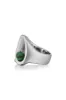 Silver Signet Ring with Malachite sold by Marina Moscone