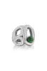 Silver Signet Ring with Malachite sold by Marina Moscone